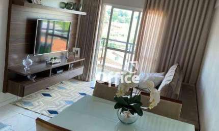 Apartamento com 3 dormitórios à venda, 69 m² por R$ 260.000,00 - Jundiaí - Anápolis/GO