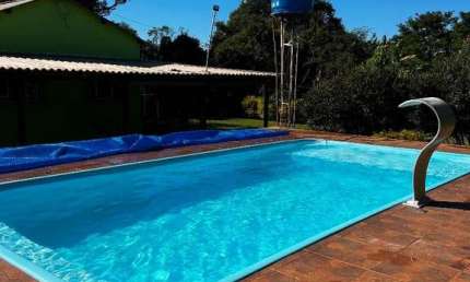 Chácara dentro de Anápolis 2/4 , sala , cozinha , área de lazer completa à venda, 10.000,00 m² por R$ 800.000 - Zona Rural (Joanápolis) - Anápolis/GO