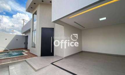 Casa com 3 dormitórios à venda, 140 m² por R$ 670.000,00 - Residencial Flor do Cerrado - Anápolis/GO
