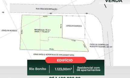 Prédio à venda na Marginal Da Br 101 - Viaduto Posto Rudnick, Rio Bonito (Pirabeiraba), Joinville