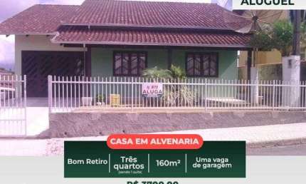Casa em condomínio fechado com 3 quartos para alugar na Rua João Pieper, 171, Bom Retiro, Joinville