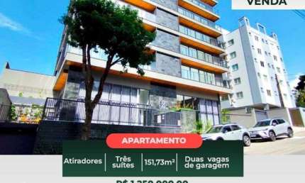 Loft com 3 quartos à venda na Rua Alberto Kroehne, 163, Atiradores, Joinville