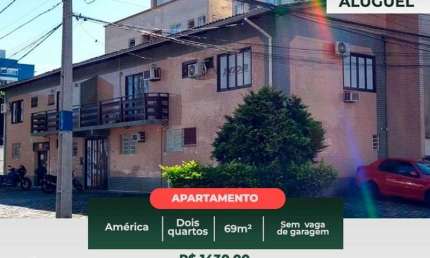 Loft com 2 quartos para alugar na Rua Padre Antônio Vieira, 137, América, Joinville
