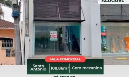 Casa comercial para alugar na Rua Presidente Prudente de Moraes, 504, Santo Antônio, Joinville