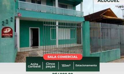 Casa comercial para alugar na Rua Leite Ribeiro, 232, Anita Garibaldi, Joinville