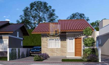Bela casa de 2 dormitorios no bairro Estrada das Areias na cidade de Indaial/SC