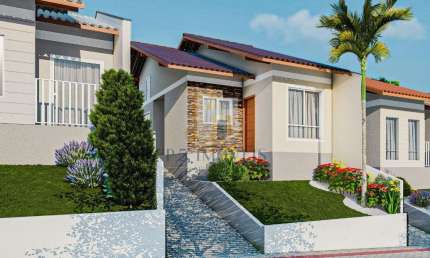Bela casa de 2 dormitorios no bairro Warnow na cidade de Indaial/SC