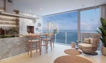 Apartamento vista mar permanente com 3 suites no centro de picarras - exclusividade alto padrao.