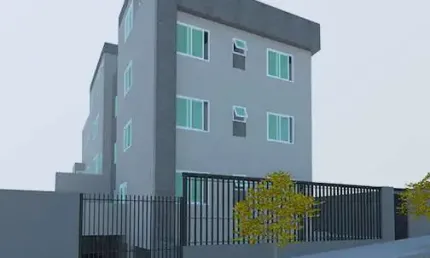Apartamento para venda possui 55 metros quadrados com 2 quartos