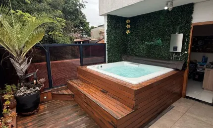 COBERTURA 3 QUARTOS 1 SUÍTE 3 salas 2 VAGAS - SANTA MÔNICA