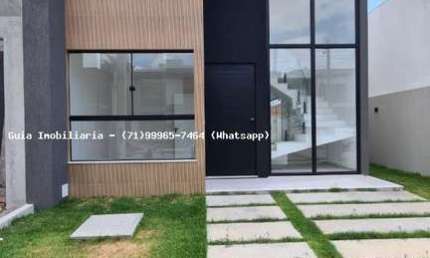 Casa em Condomínio para Venda em Camaçari, Catu de Abrantes (Abrantes), 4 dormitórios, 4 suítes, 5 banheiros, 3 vagas