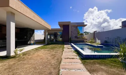 Casa em Condomínio para Venda em Camaçari, Barra do Jacuipe, 3 dormitórios, 2 suítes, 3 banheiros, 2 vagas