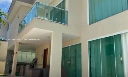 Casa em Condomínio para Venda em Camaçari, Vila de Abrantes (Abrantes), 4 dormitórios, 4 suítes, 2 banheiros, 6 vagas
