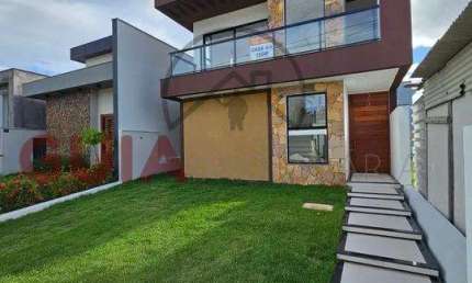 Casa em Condomínio para Venda em Camaçari, Catu de Abrantes (Abrantes), 4 dormitórios, 4 suítes, 5 banheiros, 2 vagas
