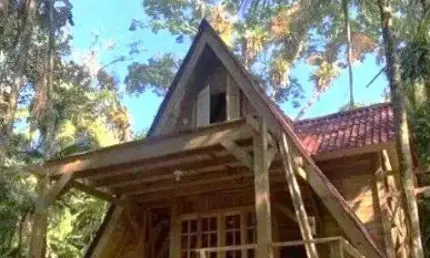Chácara pousada 12.500 metros com dois chalés vista para montanhas na estrada da limeira morretes pr