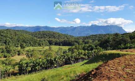 Terreno para chácara com ótima vista para as montanhas agua de nascente e ar puro
