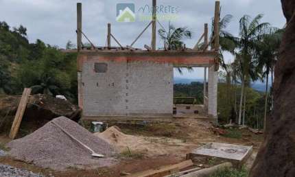 Chácara com chalé em alvenaria em fase de acabamento em Morretes, 924 metros de terreno
