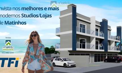 Apartamentos e Espaço Comercial com Studios de 23 a 52m² em Matinhos/PR