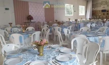 Salão Comercial com 410 metros em terreno de  936,54m²  para Buffet,  Festas e Eventos  Próximo a Faculdade em IBAITI -PR