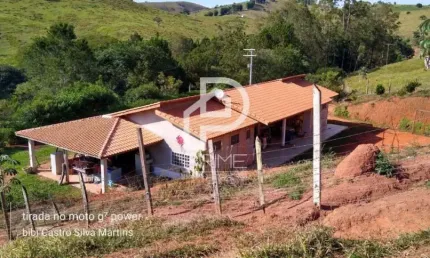 CHÁCARA COM CASA À VENDA NO CARAPEVA - ROD. OSWALDO CRUZ - PRÓXIMO DE SÃO LUIZ DO PARAITINGA