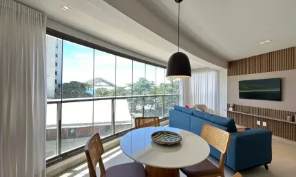 OPORTUNIDADE-DECORADO E MOBILIADO NO EDF BEACH CLASS ONDINA