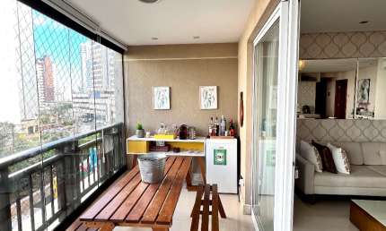 ÓTIMO APARTAMENTO DECORADO NO EDF DAVINCE-LOTEAMENTO AQUARIOS