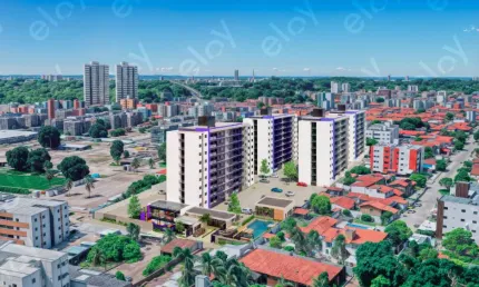 Apartamentos com área de lazer e próximo à universidades nos Bancários, João Pessoa