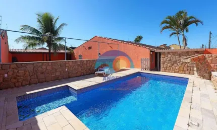 Casa com 3 dormitórios à venda, 170 m² por r$ 900.000,00 - balneário três marias - peruíbe/sp