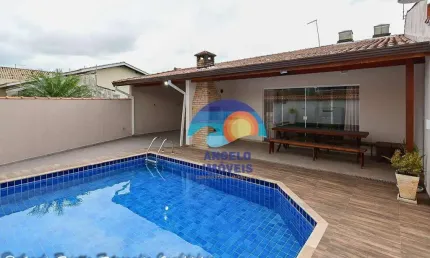 Casa com 3 dormitórios à venda, 140 m² por R$ 630.000,00 - Parque Balneário Oásis - Peruíbe/SP