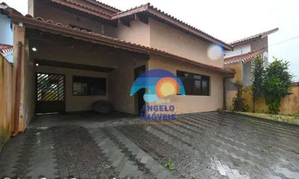 Sobrado lado praia com 3 dormitórios à venda, 196 m² por R$ 550.000 - Jardim Casablanca - Peruíbe/SP