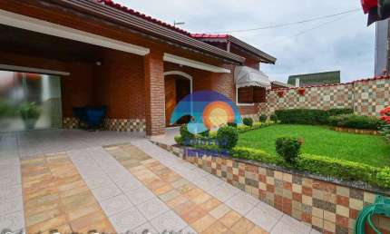Casa com 3 dormitórios à venda, 156 m² por R$ 540.000,00 - Balneário Três Marias - Peruíbe/SP
