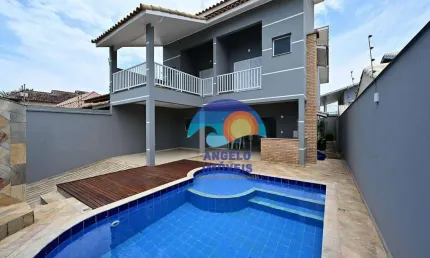 Sobrado a 100 metros da praia  à venda, 243 m2- Jardim Casablanca - Peruíbe/SP