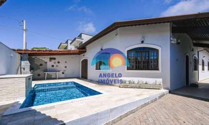 Casa com 4 dormitórios à venda, 147 m² por R$ 650.000,00 - Parque Balneário Oásis - Peruíbe/SP