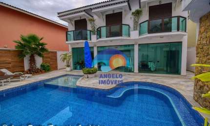 Sobrado em condomínio fechado frente mar com 4 dormitórios à venda, 240 m² - Peruíbe/SP