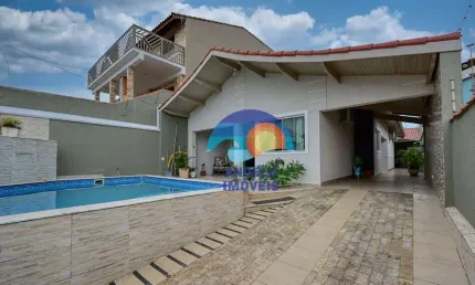 Casa com 3 dormitórios à venda, 130 m² por r$ 640.000,00 - jardim barra de jangada - peruíbe/sp
