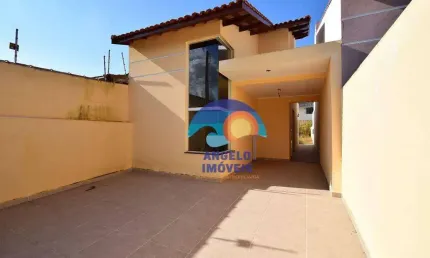 Sobrado com 3 dormitórios à venda, 97 m² por r$ 440.000,00 - parque d'aville residencial - peruíbe/sp