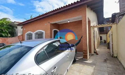 Casa lado praia com 3 dormitórios à venda, 139 m² por R$ 450.000 - Balneário Três Marias - Peruíbe/SP