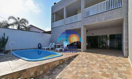 Sobrado lado praia com 6 dormitórios à venda, 240 m² por R$ 1.060.000 - Parque Balneário Oásis - Peruíbe/SP