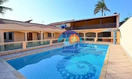 Casa lado praia, 2 lotes, com 3 dormitórios à venda, 210 m² por R$ 850.000 - Balneário Três Marias - Peruíbe/SP