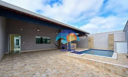 Casa com 3 dormitórios à venda, 190 m² por R$ 595.000,00 - Flora Rica II - Peruíbe/SP