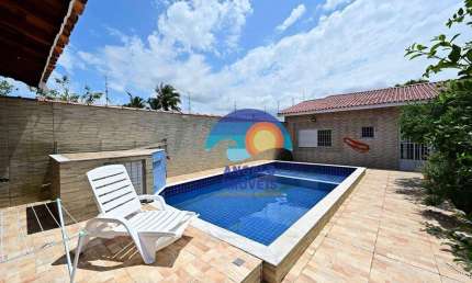 Casa com 2 dormitórios para alugar, 140 m² por R$ 800,00/dia - Cidade Nova Peruibe - Peruíbe/SP