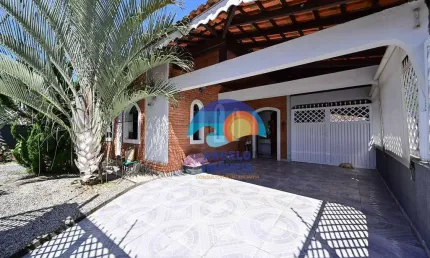 Casa a 100 metros da praia com 3 dormitórios à venda, 165 m² -  stella maris - peruíbe/sp