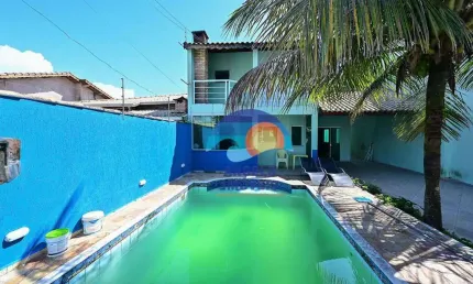 Sobrado lado praia com 4 dormitórios à venda, 180 m² por R$ 580.000 - Jardim Star - Peruíbe/SP