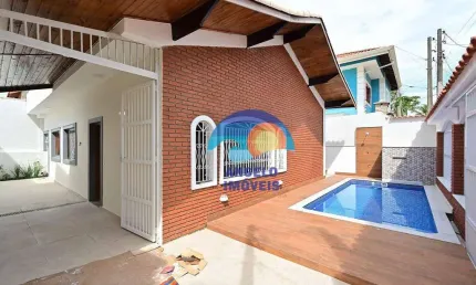 Casa com 3 dormitórios à venda, 125 m² por r$ 630.000,00 - balneário stella maris - peruíbe/sp