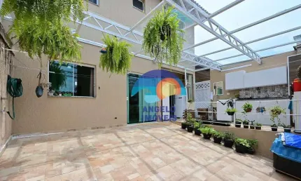 Sobrado em condomínio com 2 dormitórios à venda, 90 m² - Estância São José - Peruíbe/SP