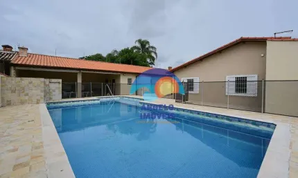 Casa em 2 lotes com 3 dormitórios à venda, 200 m² por R$ 750.000 - Jardim Casablanca - Peruíbe/SP