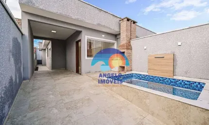 Casa com 2 dormitórios à venda, 80 m² por R$ 380.000,00 - Balneário São João Batista - Peruíbe/SP