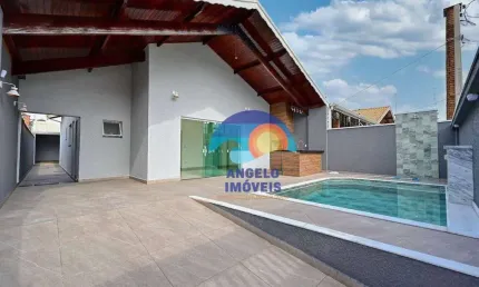 Linda casa com 3 quartos à venda, 160 m²  - Parque Balneário Oásis - Peruíbe/SP