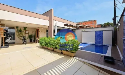 Linda casa com 3 dormitórios à venda, 127 m² - Estância São José - Peruíbe/SP