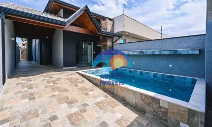 Casa com 2 dormitórios à venda, 82 m² por R$ 429.000,00 - Flora Rica II - Peruíbe/SP